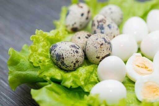 Quail eggs for power