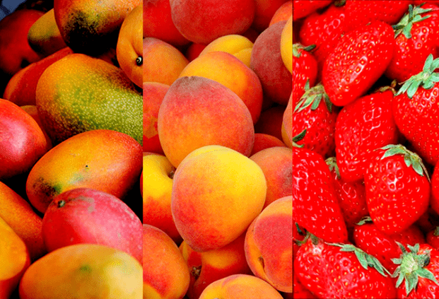 mango, peaches for power