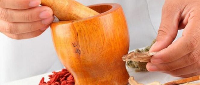 Treatment of Power with herb